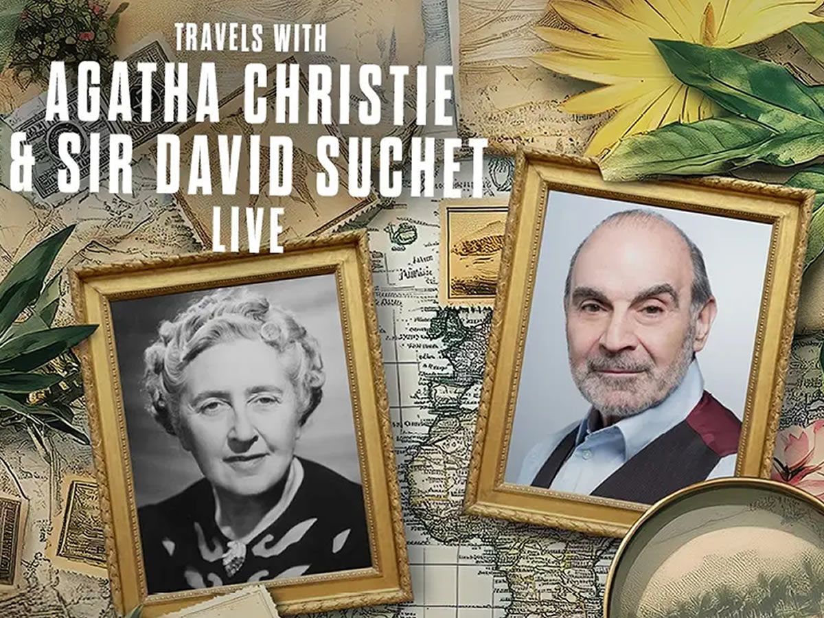 Travels with Agatha Christie and Sir David Suchet LIVE
