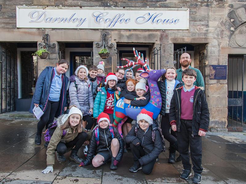 Cornton Primary School Pupils go on the Hunt for Reindeer 