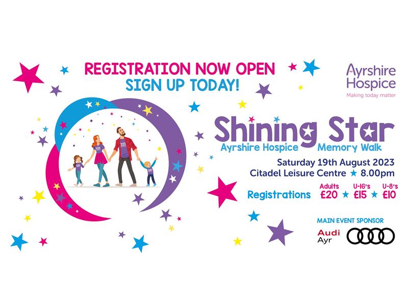 Ayrshire Hospice Shining Star Memory Walk