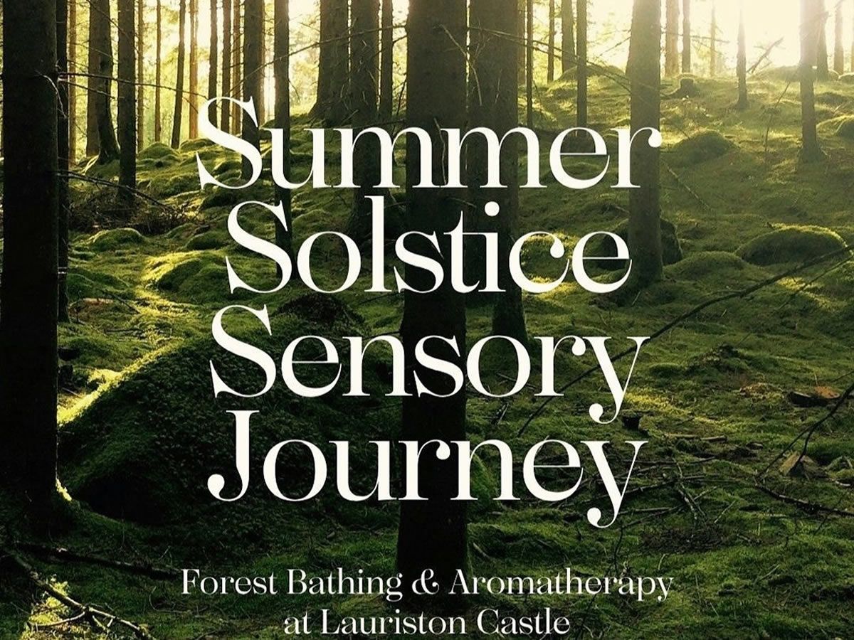 A Summer Solstice Sensory Journey: Forest Bathing & Aromatherapy Workshop at Lauriston Castle