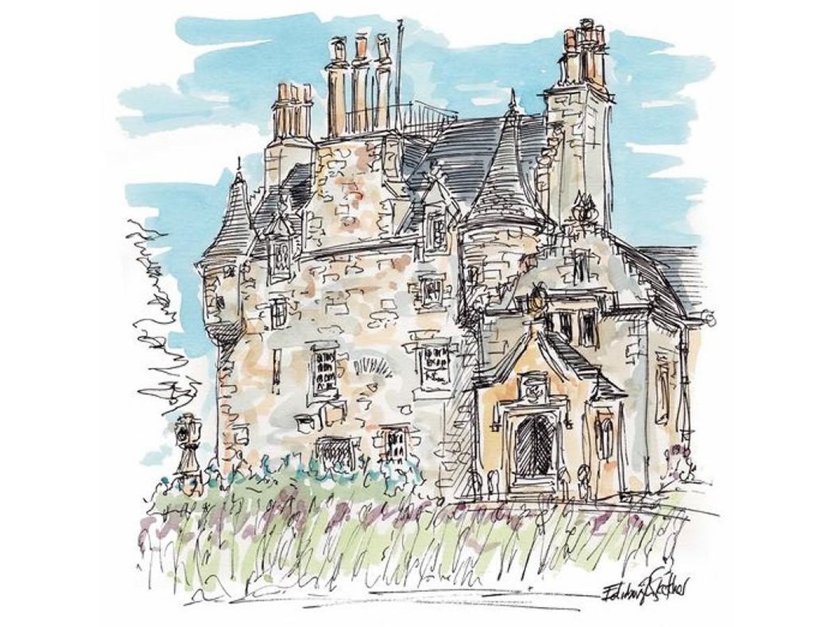 Sketching Nature and Architecture at Lauriston Castle