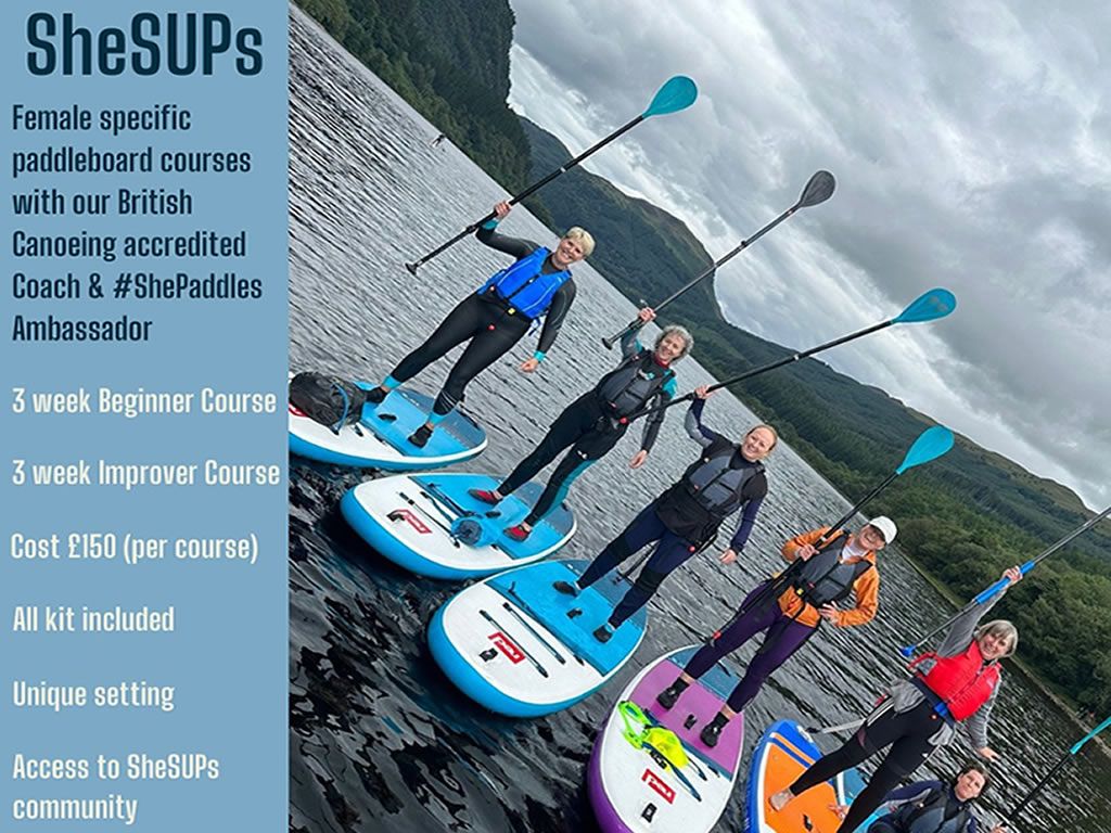 SheSUPs (female specific paddleboard course)
