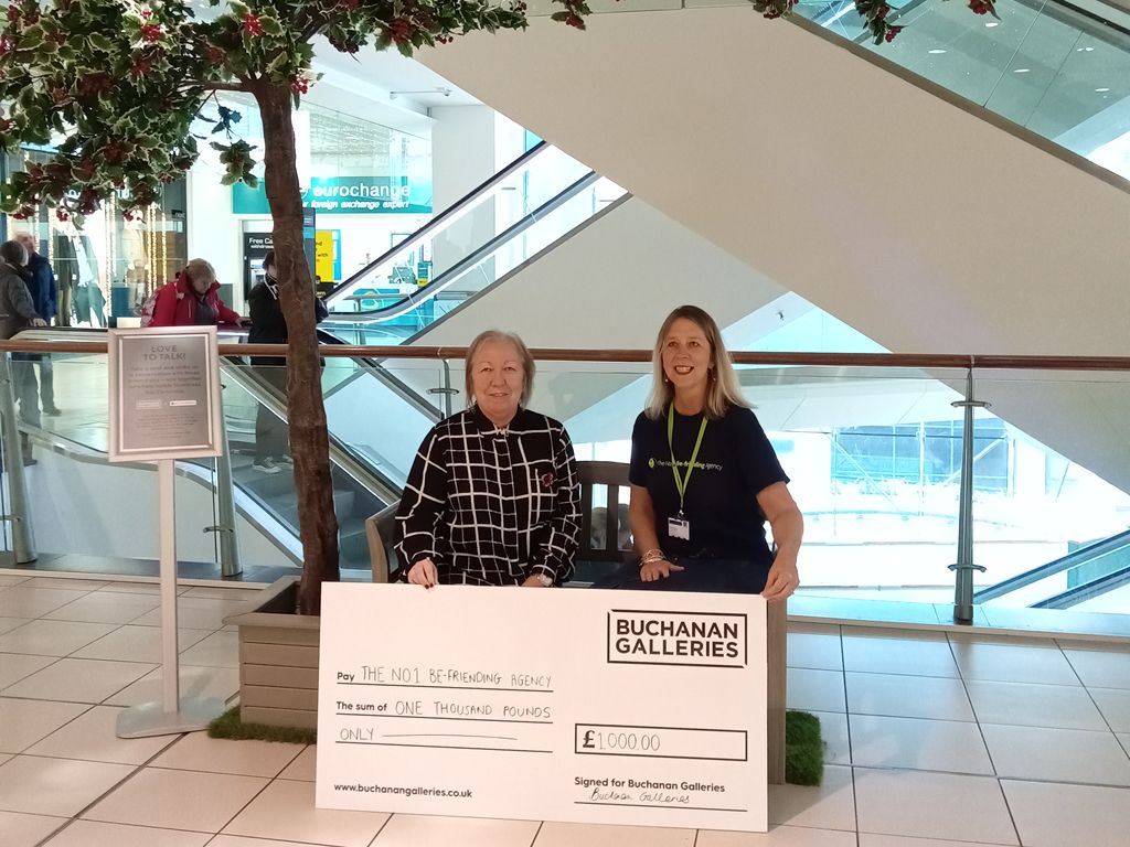 Buchanan Galleries partners with Glasgow Social Enterprise to help combat loneliness this Christmas