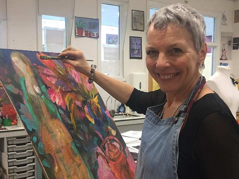 Creative Flow Mixed Media Painting workshop