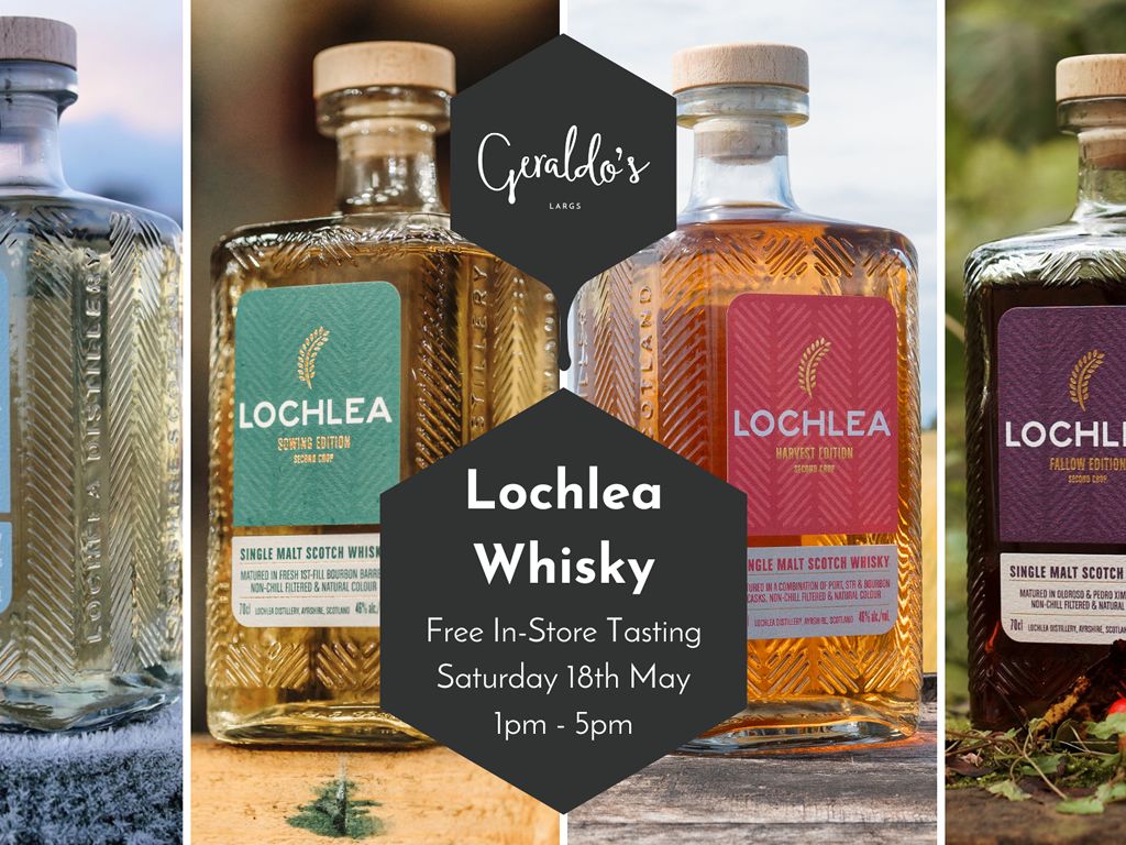 FREE Lochlea Whisky Tasting