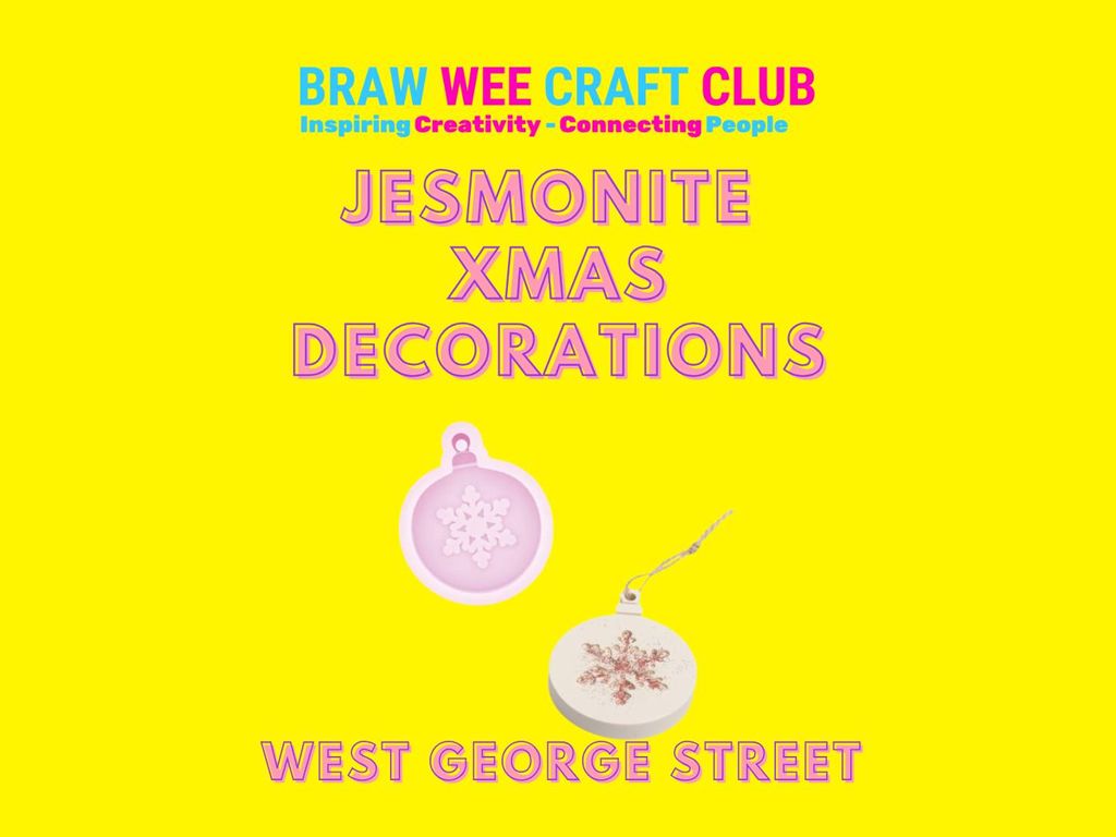 Jesmonite Christmas Decorations Workshop