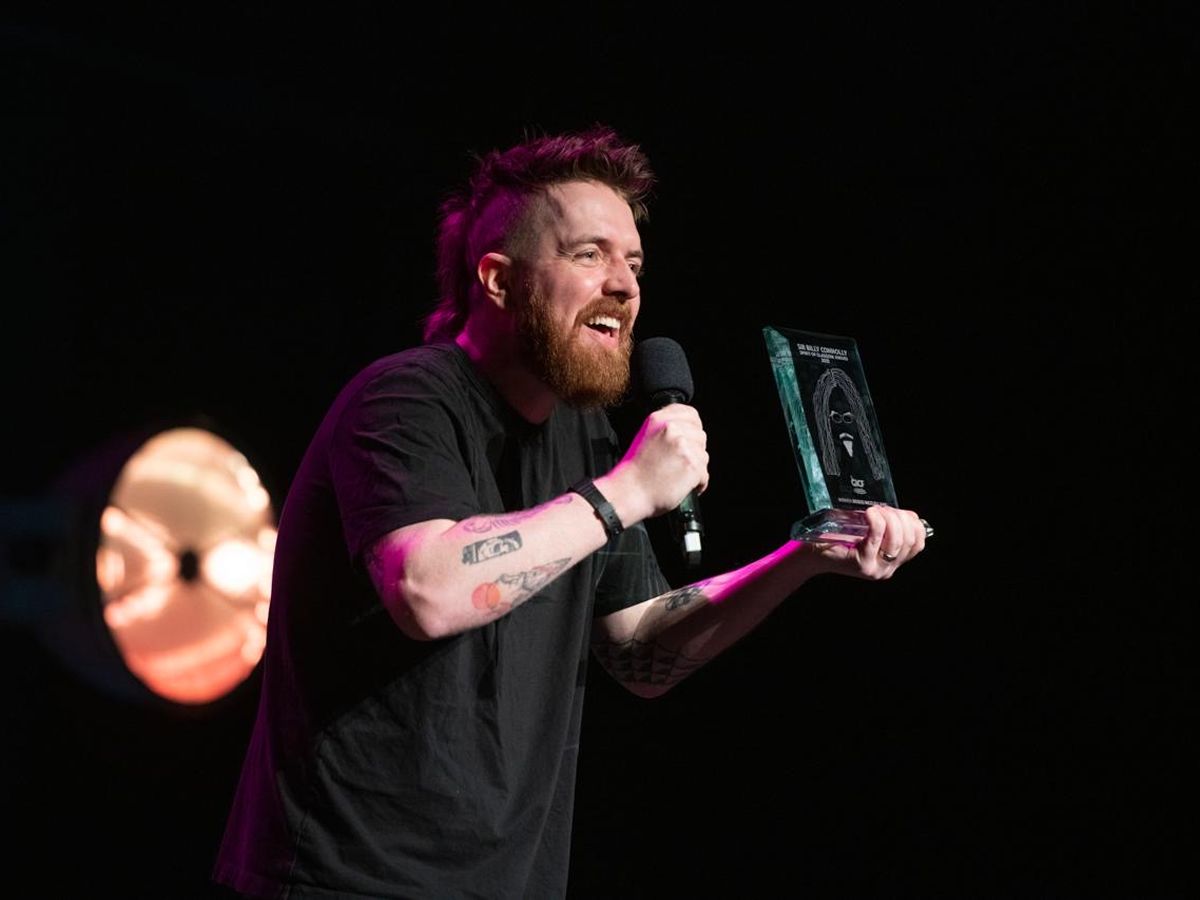 Rosco McClelland wins Sir Billy Connolly Spirit of Glasgow Award  at GICF