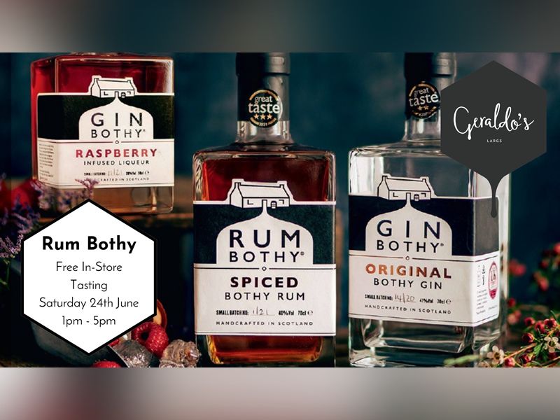 Gin & Rum Bothy In-Store Tasting at Geraldo’s