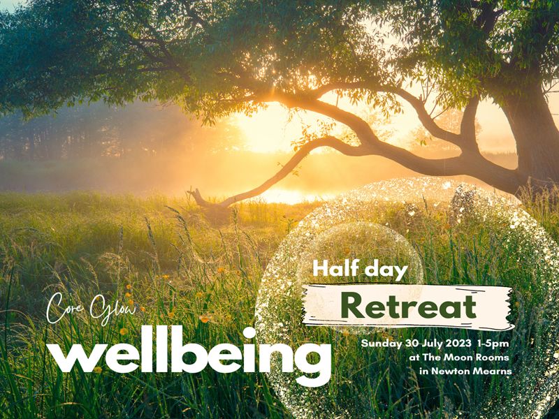 Core Glow Half Day Wellbeing Retreat at The Moon Rooms, Newton Mearns