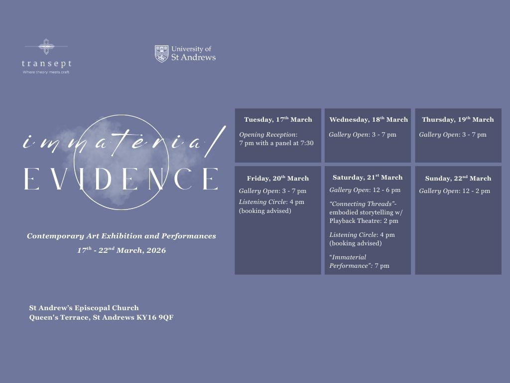 Immaterial Evidence: Contemporary Art Exhibition and Performances