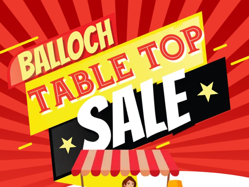 Balloch Table Top Sale