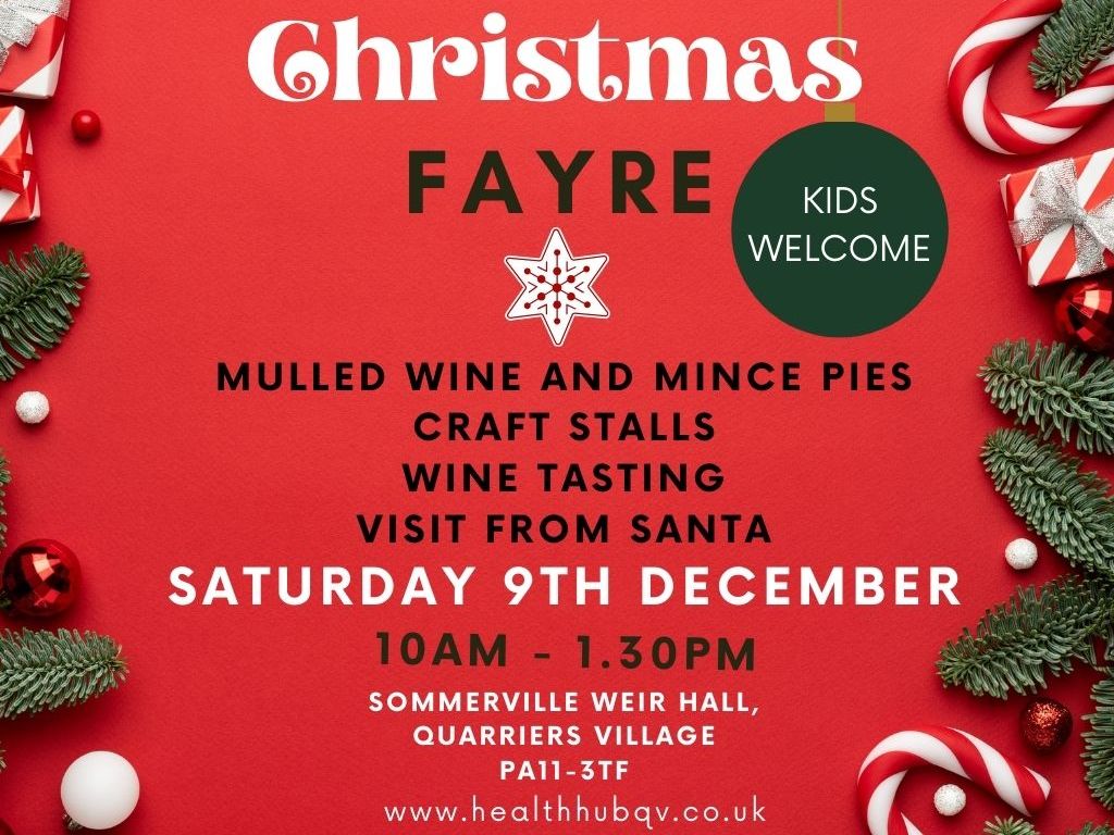 Health Hub Christmas Fayre