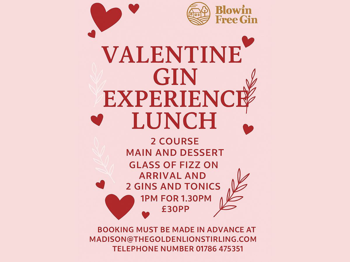 Blowin Free Valentine Gin Tasting