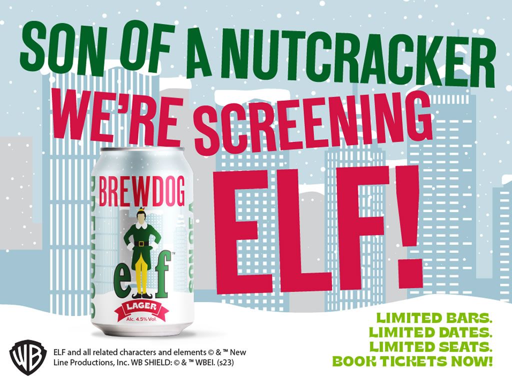 Doghouse Edinburgh showing Elf this December to mark limited edition 20th Anniversary Beer
