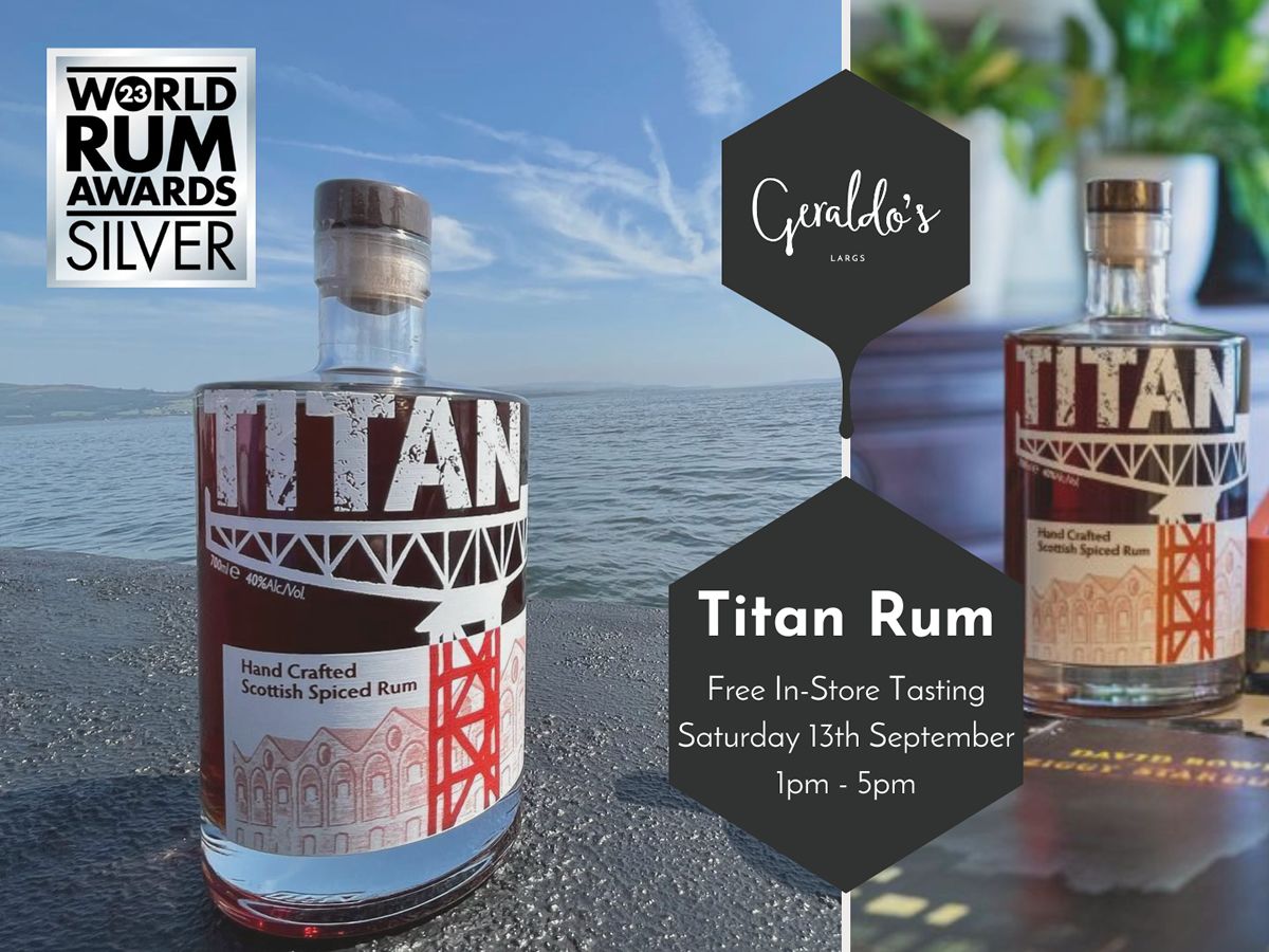 FREE Titan Rum In-Store Tasting