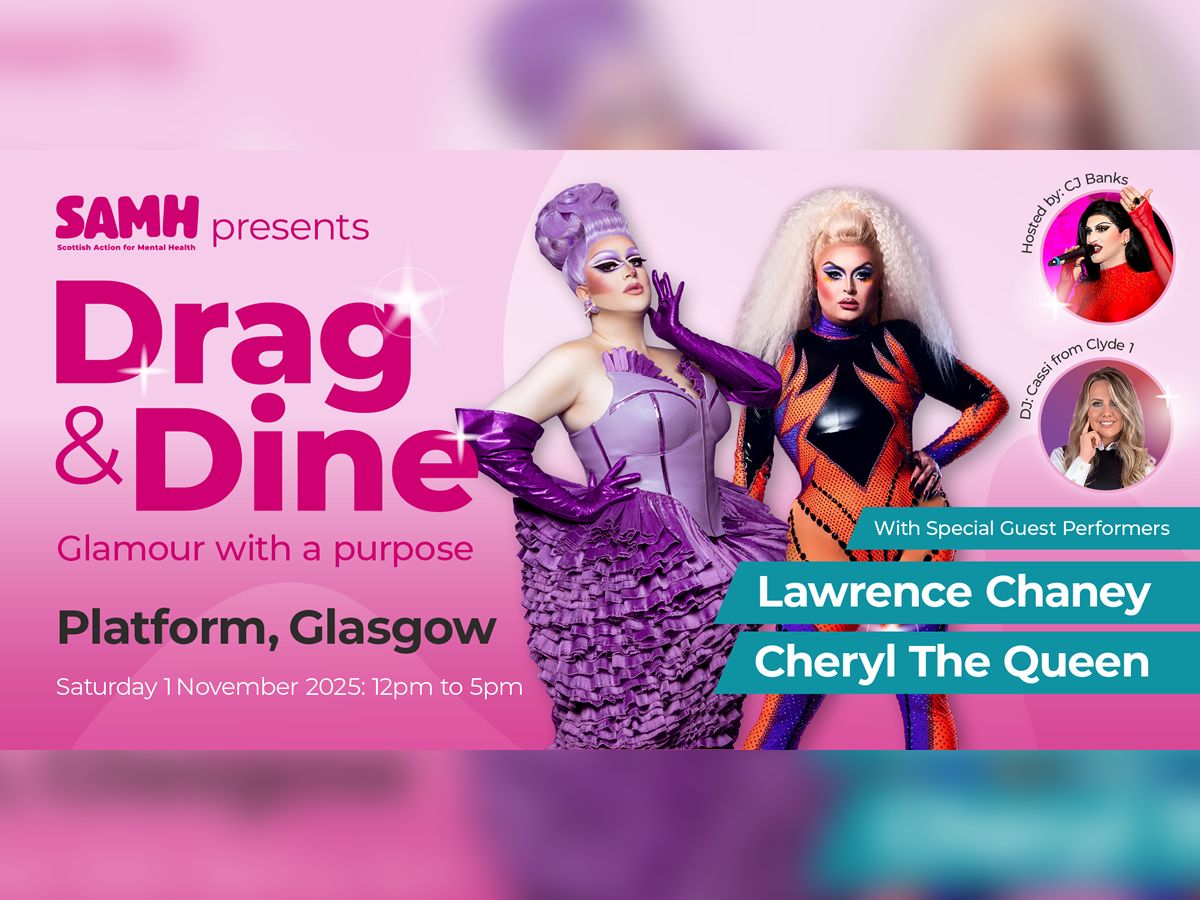 SAMH Presents: Drag & Dine - Glamour with a Purpose