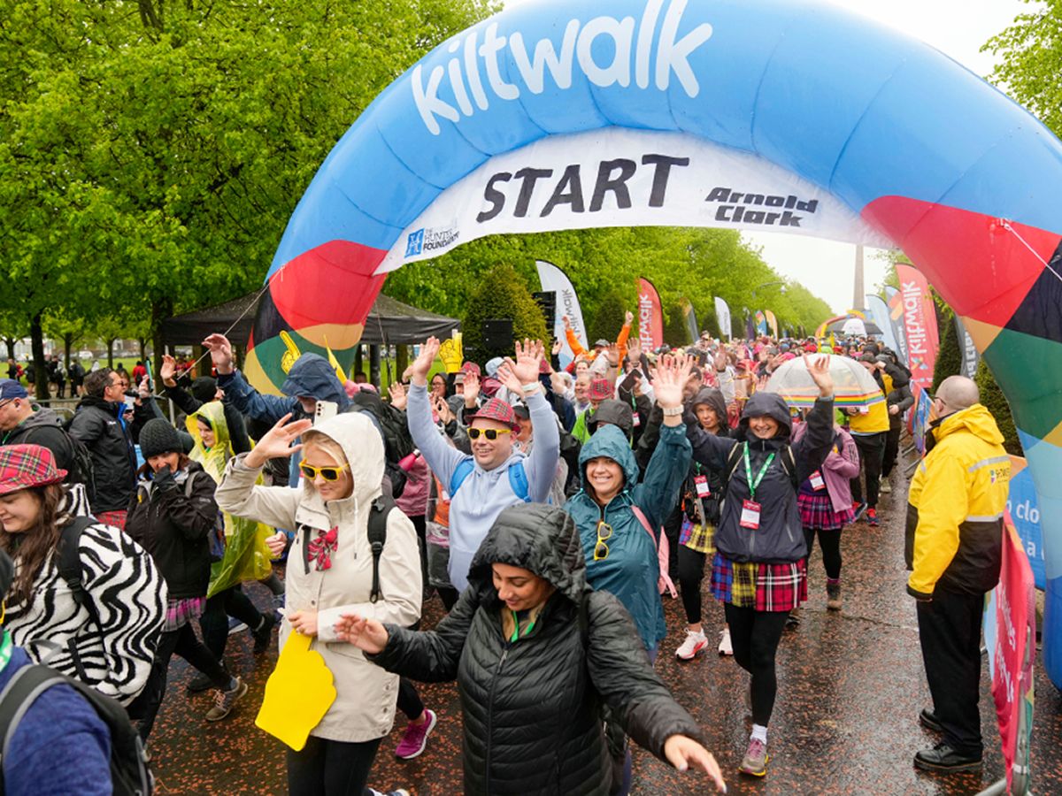 Kiltwalk celebrates fundraising milestone as Glasgow hits record numbers