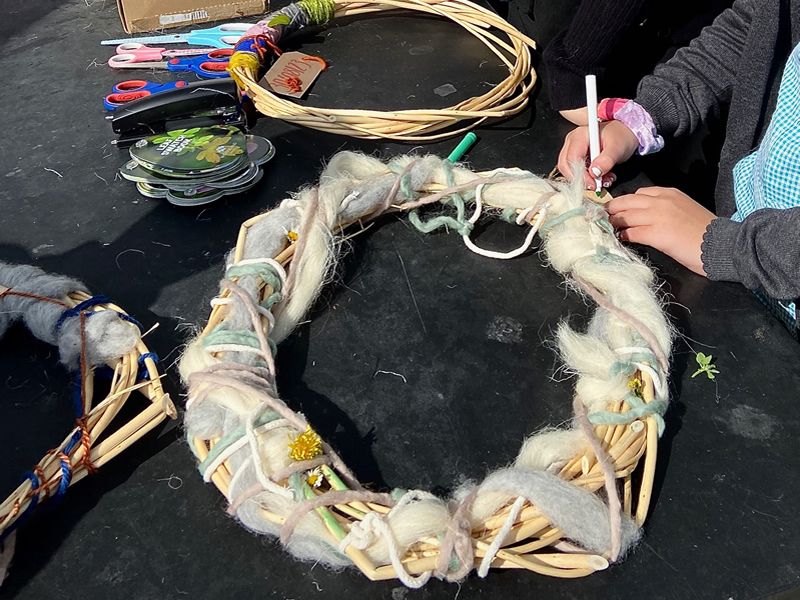 Storytelling and Wreath Making