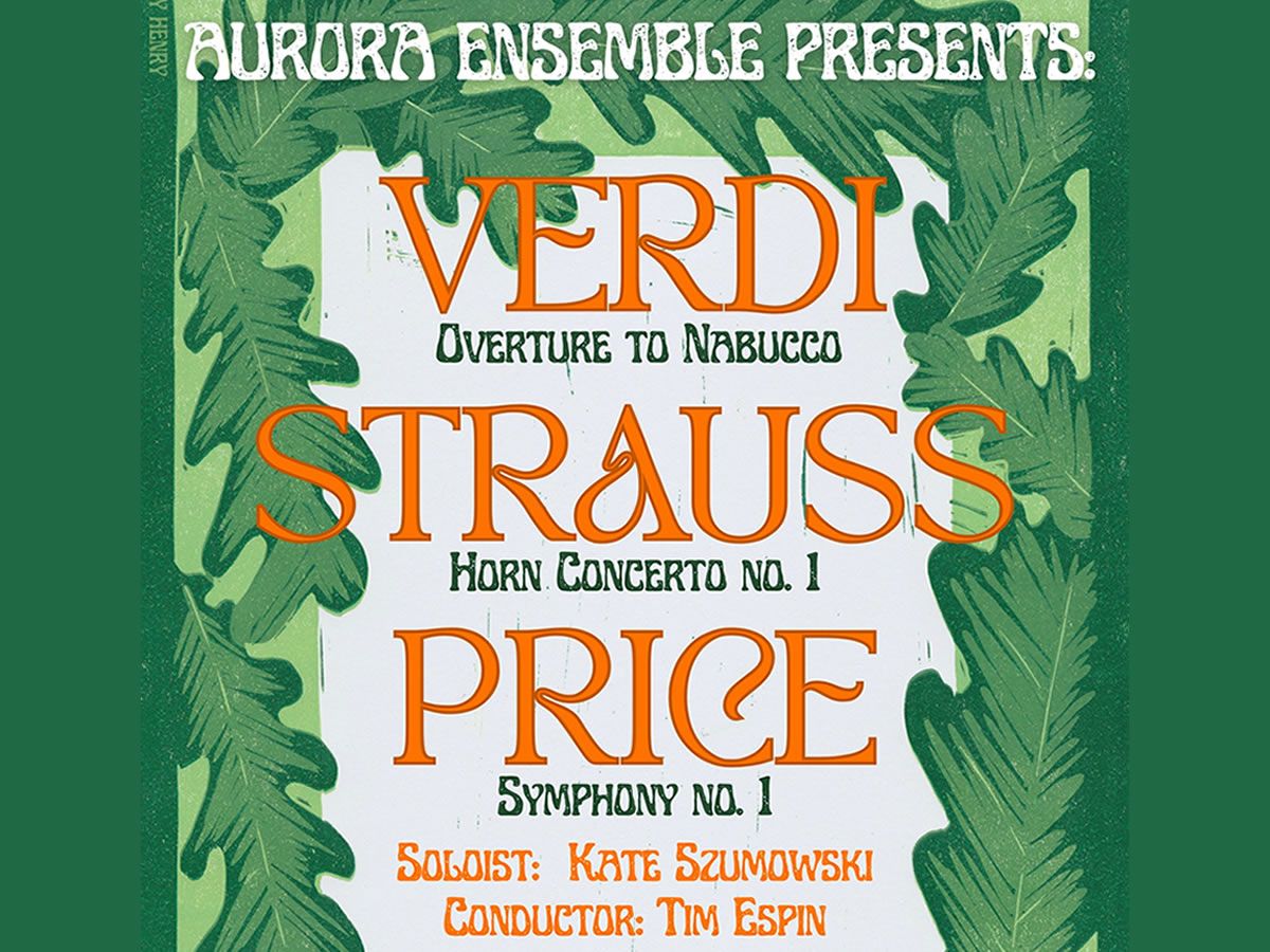 Aurora Ensemble Concert and Makers’ Market