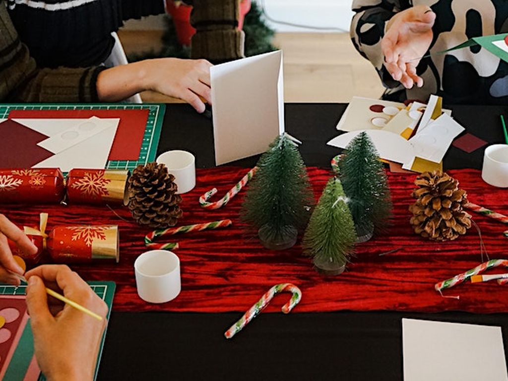 Collage Christmas Cards Workshop