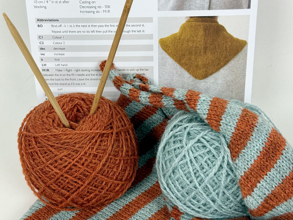 Beginner’s Knitting Course: Knit Your Own Triangle Scarf