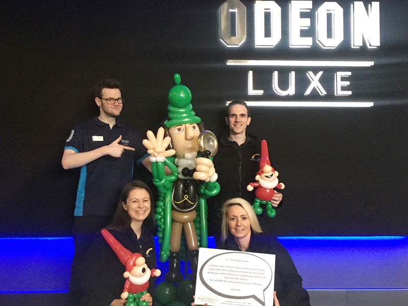 Unique Sherlock Gnomes activity at Glasgow entertainment complex