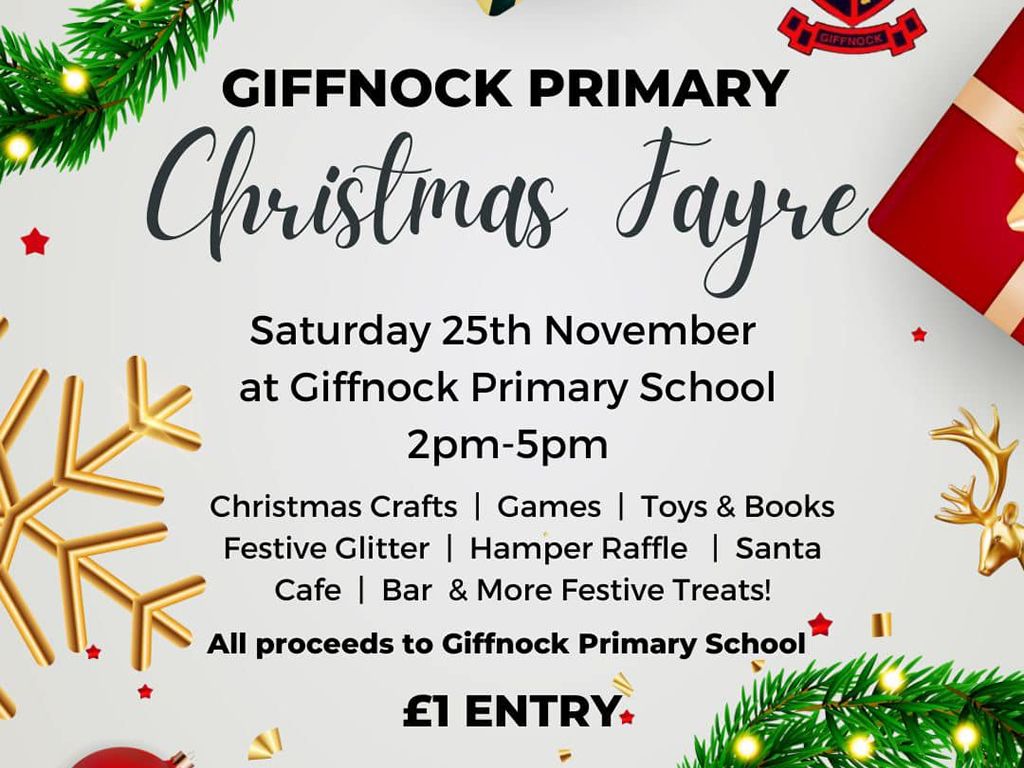 Giffnock Primary School Christmas Fayre