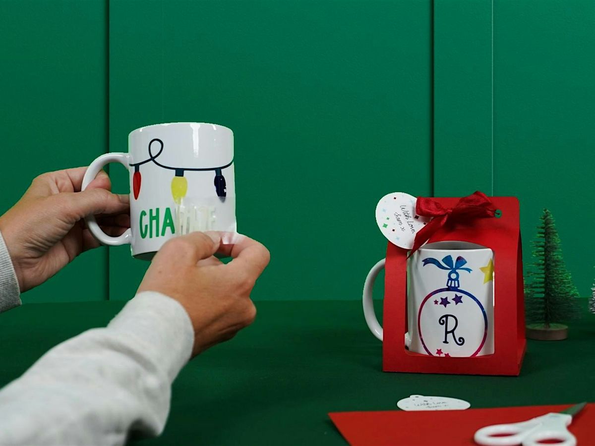 Make a Personalised Christmas Mug Masterclass with Cricut