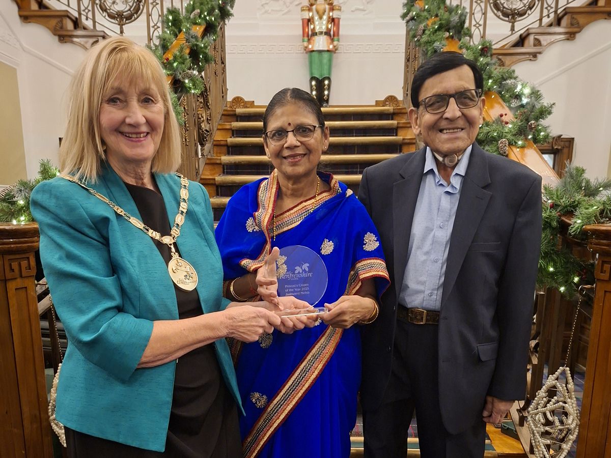 Newton Mearns resident crowned as Citizen of the Year 2025