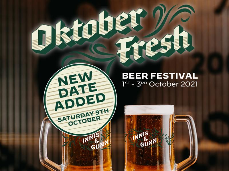 Innis & Gunn Oktoberfresh: New date added due to demand