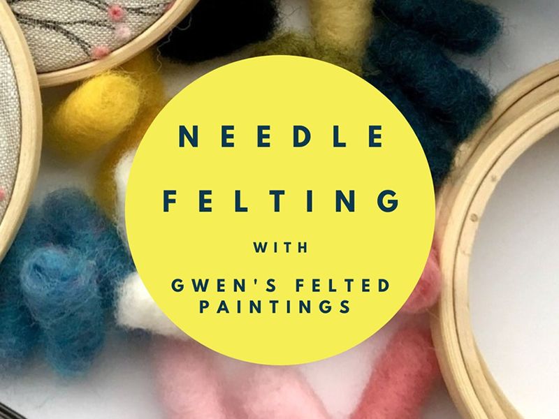 Needle Felt a Fox - Gwen’s Felted Paintings