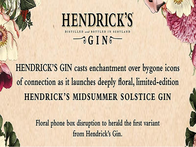 Floral phone box on Castle Street heralds first variant from the Cabinet of Curiosities at the Hendricks Gin Palace.