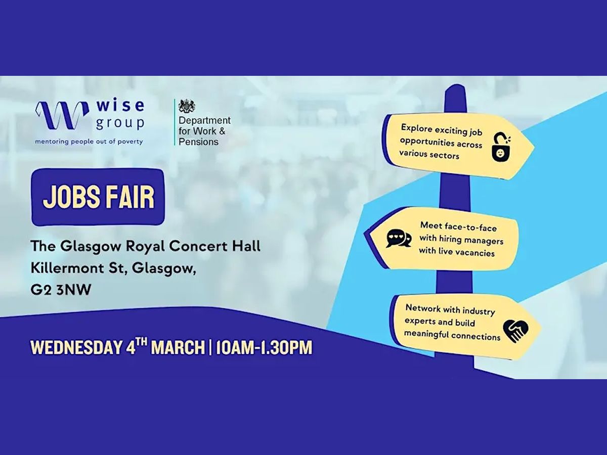 Jobs Fair - The Wise Group in partnership with DWP