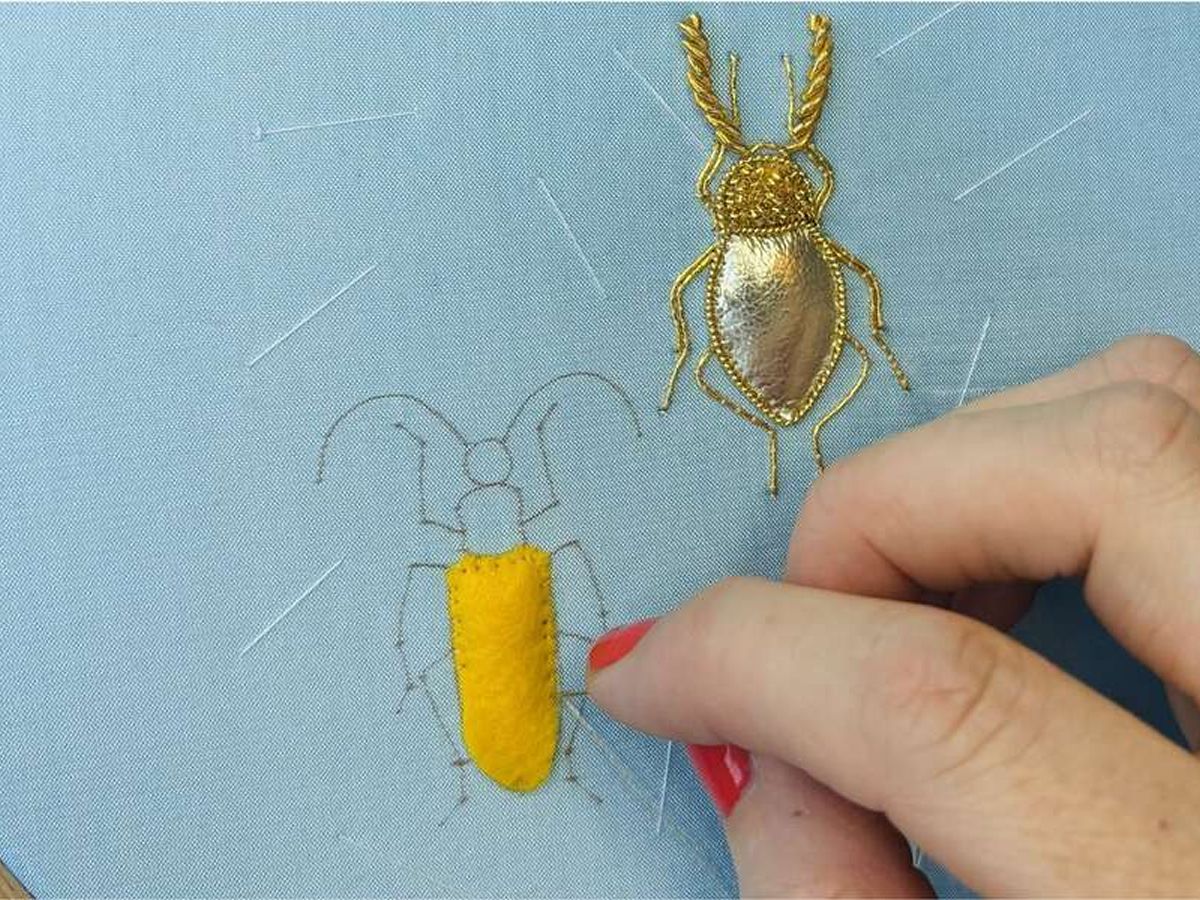 Beginner Goldwork Embroidery