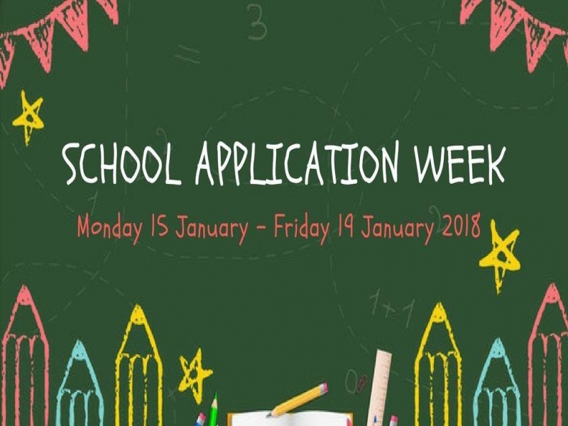 School application week announced