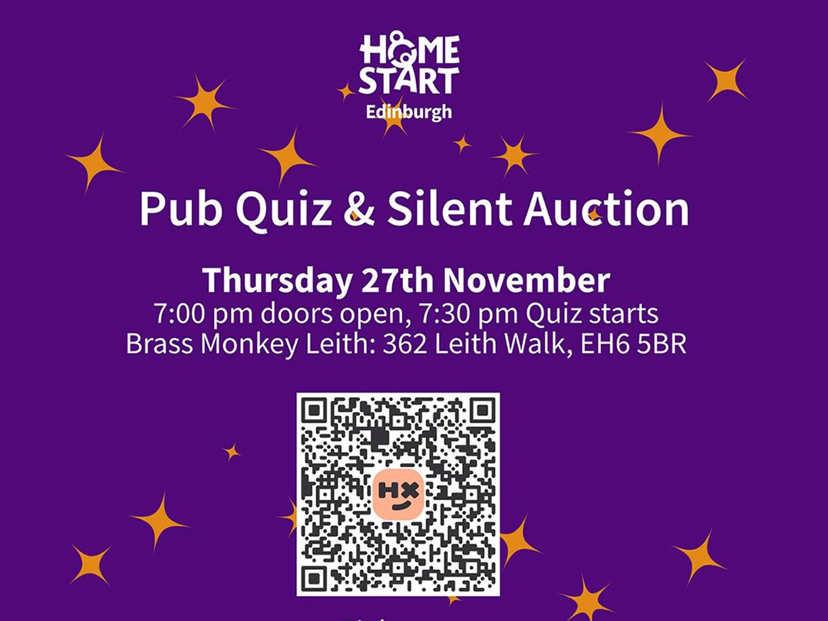 Home-Start Edinburgh Pub Quiz and Silent Auction Fundraiser