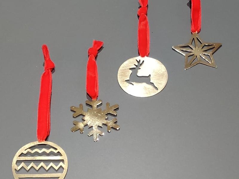 Make Your Own Brass or Silver Christmas Ornament
