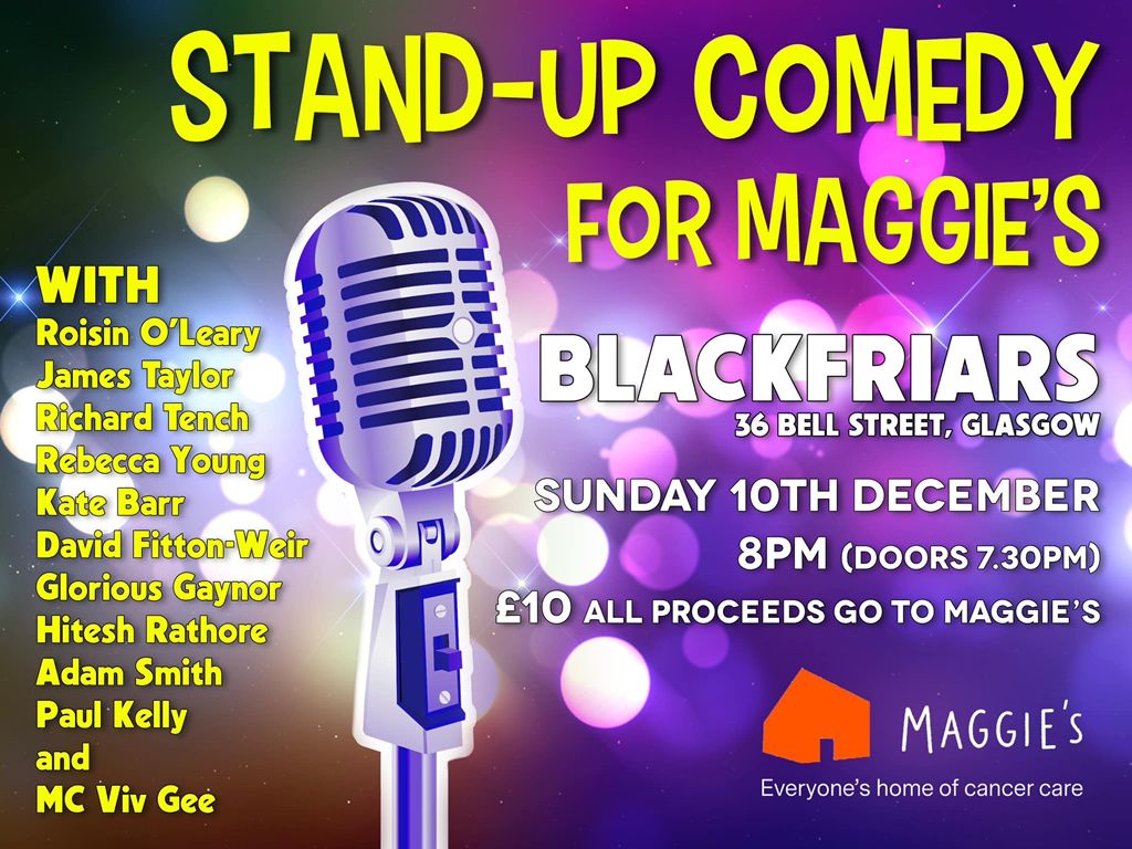 Stand-Up Comedy for Maggie’s