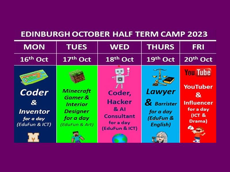 Edinburgh October Camp 2023 at George Watson’s College