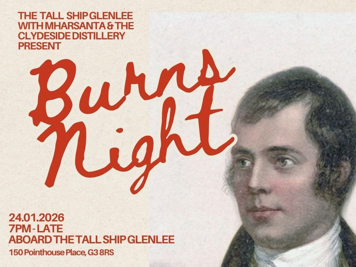 Burns Night on the Tall Ship Glenlee