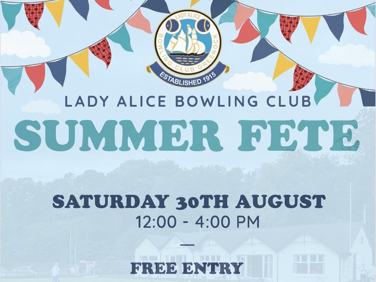Lady Alice Bowling Club Summer Fete
