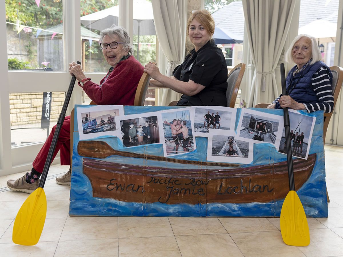OAPs get on the oars to back Scots bros rowing the Pacific