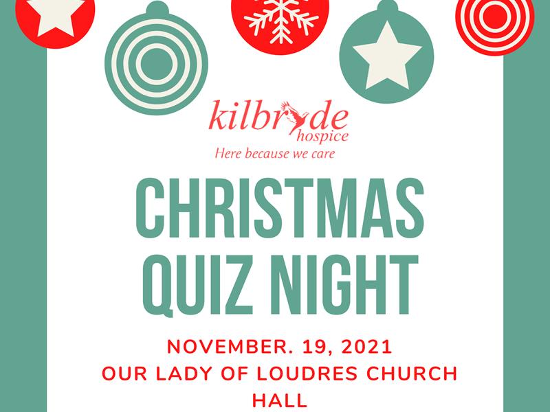 Kilbryde Hospice Christmas Quiz Night