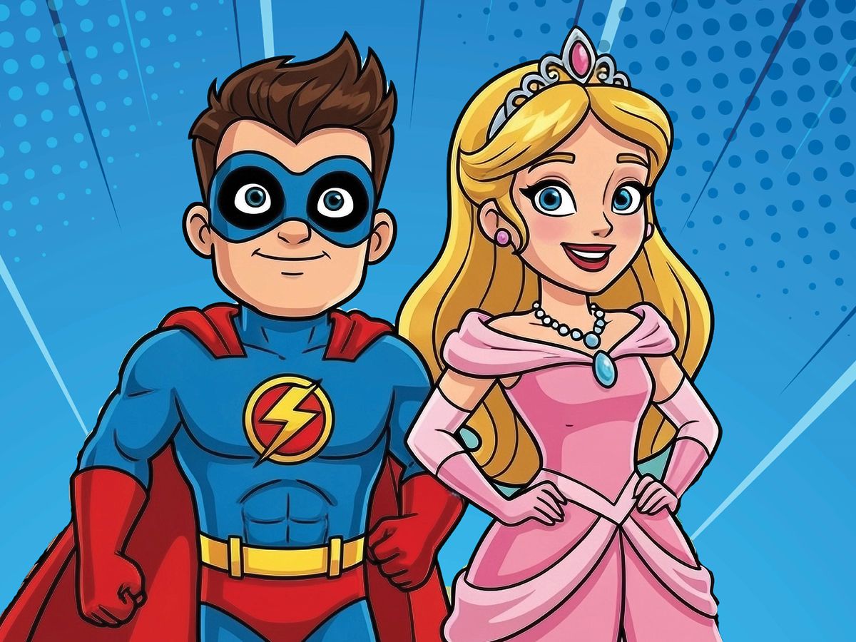 Princess & Superheroes Kids Party