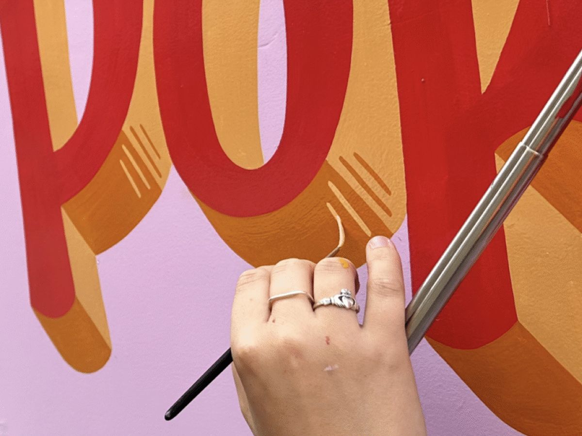 Signwriting with Bungo Sign Co.