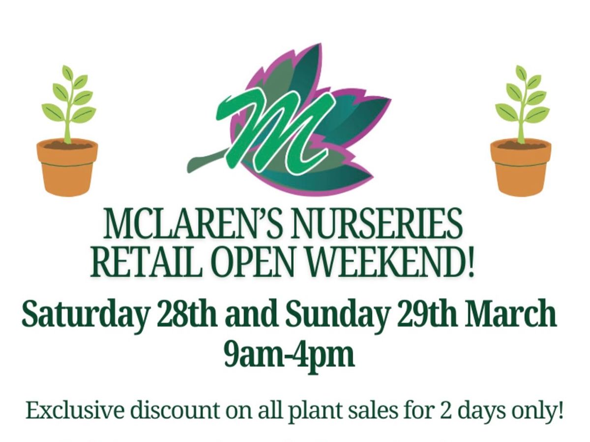 McLaren’s Nurseries Retail Open Weekend