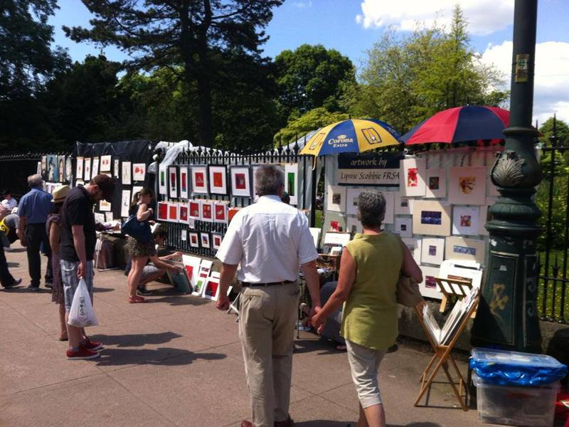 Paintings on Railings