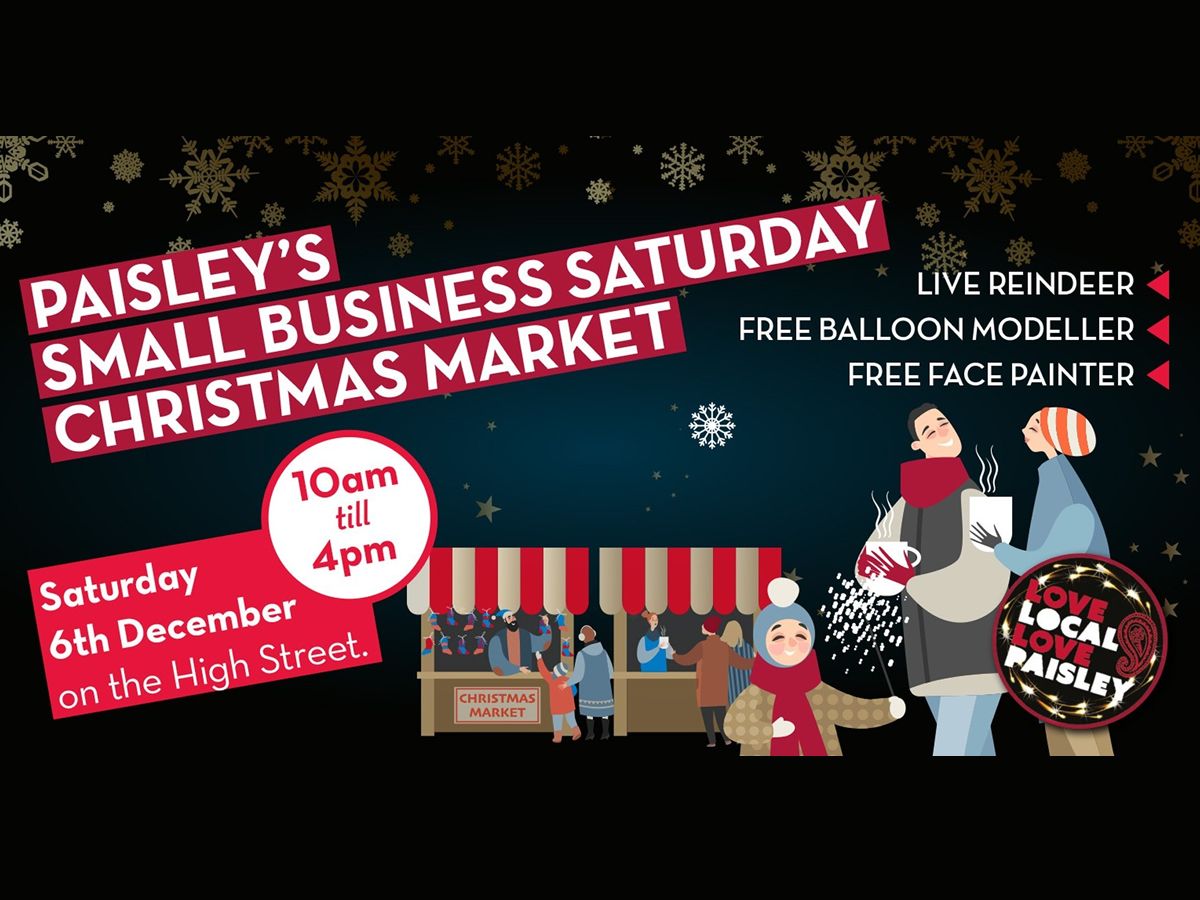 Paisley’s Small Business Saturday Christmas Market Day