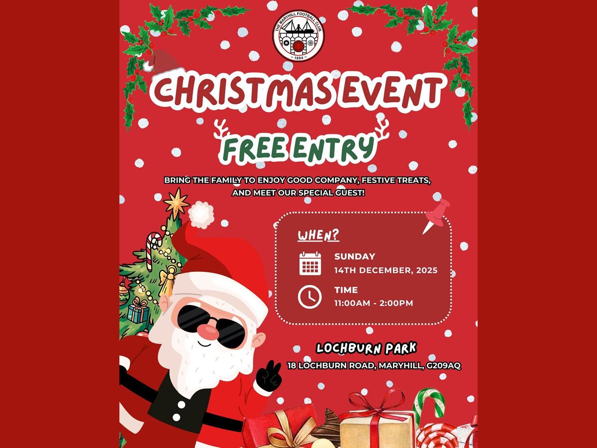 Maryhill FC - Christmas Event