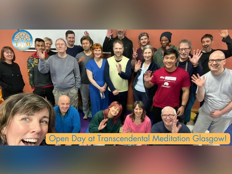 What is TM? Join the Open Day at Transcendental Meditation Glasgow!